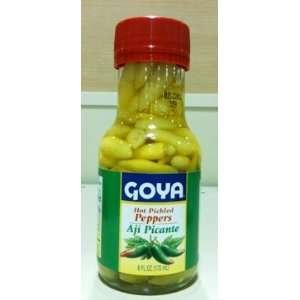 Goya Hot Pickled Yellow Peppers Grocery & Gourmet Food