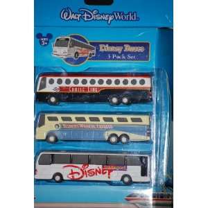  Disney 3 Pack Diecast Buses   Disneys Magical Express / Cruise 