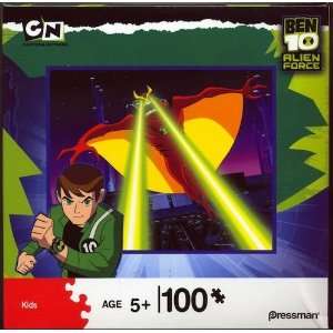  Ben 10 Alien Force Jetray with Eye Beams 100 Piece Puzzle 