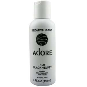  ADORE Semi Permanent Hair Color #120 Black Velvet 4 oz 