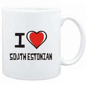 Mug White I love South Estonian  Languages  Sports 