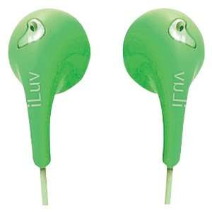  iLuv iEP205GRN Bubble Gum II Earphones Green Electronics