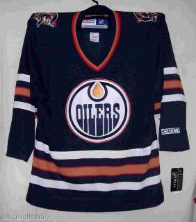 Edmonton Oilers Navy CCM 550 Semi Pro Jersey Goalie cut  