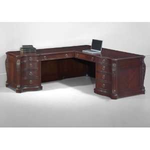   Shaped Desk   Executive Office Furniture / Home Office Furniture