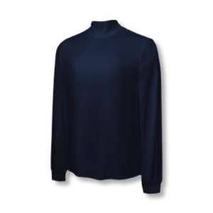 Adidas ClimaCool Long Sleeve Mens Golf Mock T Shirt   Navy   468159