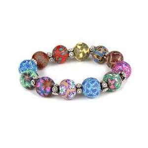  Fall Large Bead Bracelet with Sterling 