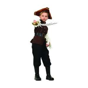  Childs Deluxe Pirate Boy Costume Size Large (12 14): Toys 