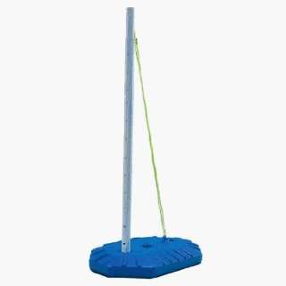 Game Standards Portable Blue Sport Volleyball Base   8H Pole  