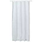Essential Home Shower Stall Curtain Liner Heavy Duty White Vinyl PEVA