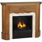 Real Flame 5395O Scott Shell Oak Finish Gel Fuel Fireplace