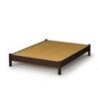   South Shore Classic Platform Bed Collection Full 54 inch bed Chocolate