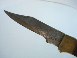 1950s ANTIQUE PAKISTAN POCKET FOLDING COMBINE KNIFE  