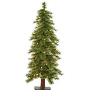 DARICE 360620 5 ft. Pre Lit Natural Alpine Artificial Christmas Tree 
