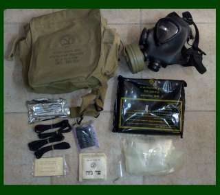 NBC military gas mask full kit IDF ISRAEL ZAHAL chemical warfare 