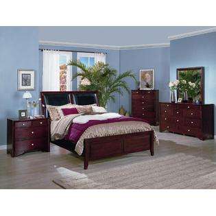   5pc Solid Wood Bed Room Set (King Bed,Dresser,Mirror,2 Night Stands