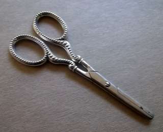 ANTIQUE Sterling Silver Handled GRAPE SHEARS circa 1910 GERMANY  