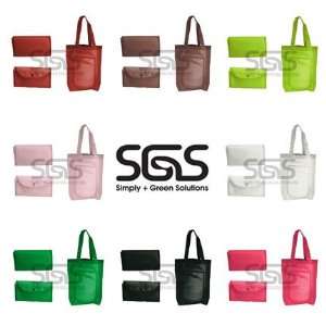  Foldable Pouch Reusable Grocery Bag 16 Pack   Color 