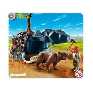 Bear With Caveman Stone Age Playmobil : Toys & Games : 