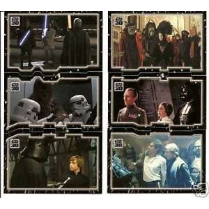 : Star Wars 30th Anniversary 27 Card Tryptich Card Set Including Luke 