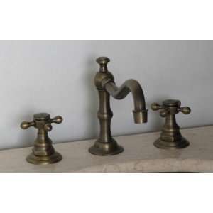   Bathroom Faucet in Antique Brass Finish (KF601): Home Improvement