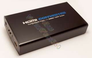 RCA AV Composite to HDMI 1080P S video to HDMI 1080 Converter With 