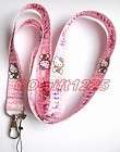 Rare Lovely Hello Kitty Hand Cell Phone Strap ID Belt Lanyard Cute 