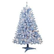   5ft Hamilton Blue Spruce Christmas Tree with Clear Lights 