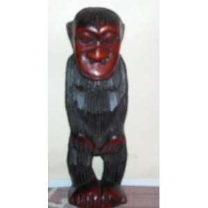  African Gorilla  Wood Carved (7) 