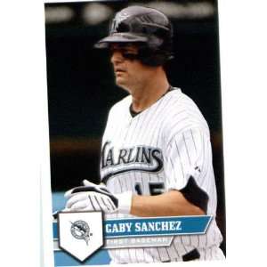   Gaby Sanchez Florida Marlins In Protective TopLoad Holder!: Sports