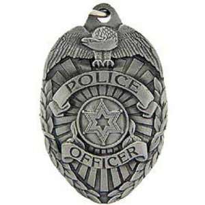  Police Officer Badge Keychain: Automotive