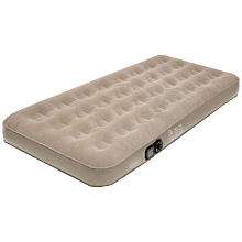 Pure Comfort Twin Suede Top Air Bed with Built in Pump   Pure Global 