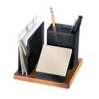 sanford l p rol23550 rolodex distinctions wood base desk organizer