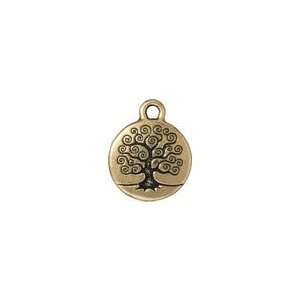  TierraCast Antique Gold (plated) Tree of Life Charm 