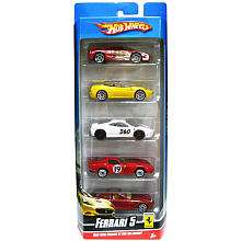 Hot Wheels Car 5 Pack   Ferrari 5   R0961   Mattel   