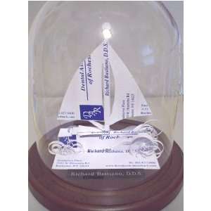  Personalized Business Card Sculpture Sailboat: Office 
