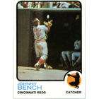 Topps 1973 Topps # 380 Johnny Bench Cincinnati Reds Baseball Card