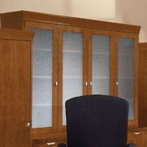 National Office Furniture FourDoor Hutch with Glass Doors:  