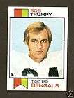 1973 Topps #7 Bob Trumpy Cincinnati Bengals Ex MINT