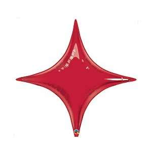  Large Ruby Red Starpoint 40 Mylar Balloon Health 