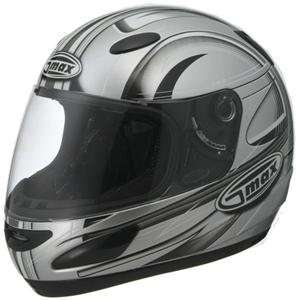  GMax GM38S Helmet   Small/Silver/White Automotive