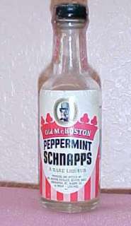Old Mr. Boston Peppermint Schnapps 1/10th Glass Mini  