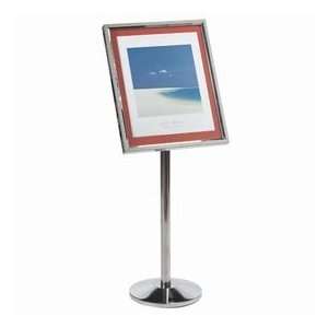  Small Menu And Poster Holder Chrome   24W X 20H