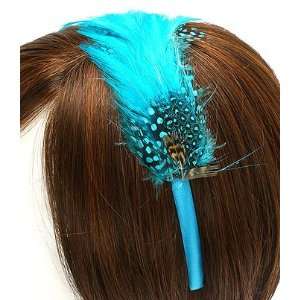  Fashion for You Feather Headband   Turquoise Beauty