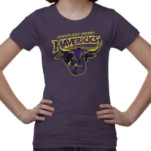  Minnesota State Mavericks Youth Distressed Primary T Shirt 