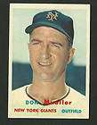 Don Mueller auto 1957 Topps 1954 New York Giants Deceased  