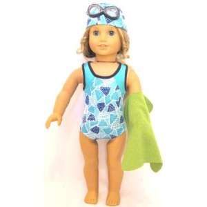 Competition Swimsuit Set for 18 Inch Dolls: Toys & Games