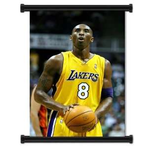  Kobe Bryant Los Angeles Lakers Wall Scroll Poster (16x24 