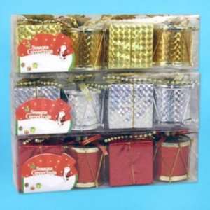  Ornament 4 Piece Gift Box/Drum Assorted Case Pack 48 