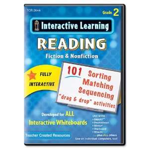   Interactive Learning Software Reading Fiction Nonfiction Grade 2