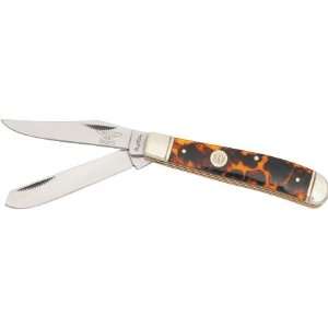  Knives 493 Small Trapper Knife with Imitaiton Tortoise Shell Handles
